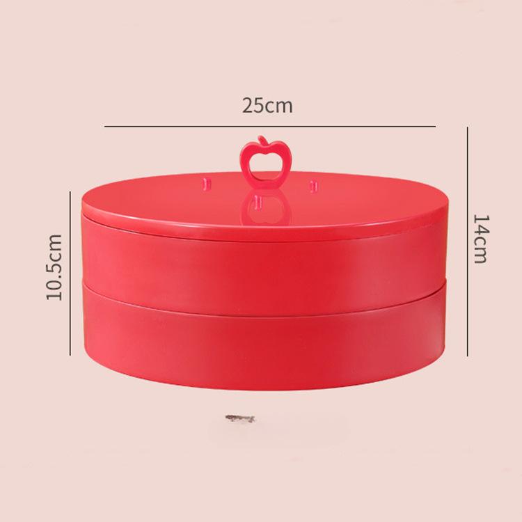 Creative New Year Candy Box Light Luxury Household Snack Dried Fruit Storage Box Wedding Festive Multi-Grid Nut Plate