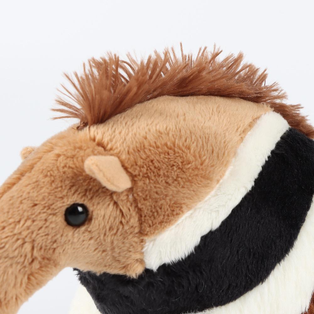 Anteater Cute Plush Toy Lifelike Animals Simulation Stuffed Doll Kawai Gifts for Kids
