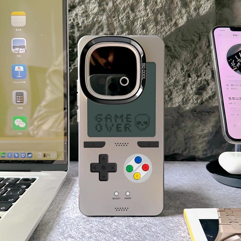 For IQOO 15 Ultra/15R/13/Z11/Z10/Z9 Turbo “Game Machine” Hard Back Soft Border Phone Case/ IQOO Neo 11/Neo 10 Z9 Turbo Z10X Neo 9 Pro Shockproof Cover iQOO 15 Ultra