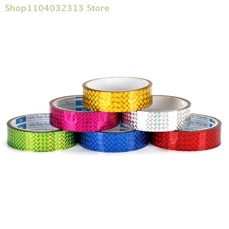 30M Holographic Glitter Tape for Rhythmic Gymnastics Artistic Hoops Flash DIY Color Laser Tape Ring Decoration Stickers