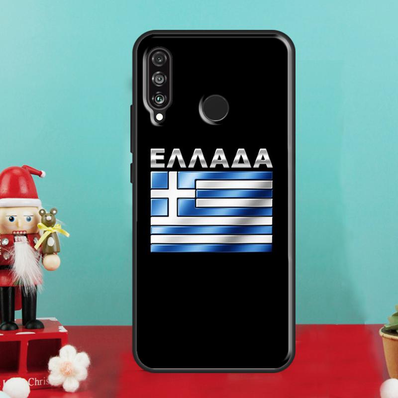 Greece Greek Flag For Huawei Nova 12i 12s 11i 5T Y90 Y70 Y60 Y61 Y91 Y72 9 10 SE P60 Pro P20 P30 P40 Lite Case