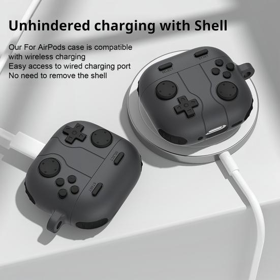 Silicone Protective Case Protection Shockproof Impact 360-Degree Full Resistant Protector Cover for AirPods