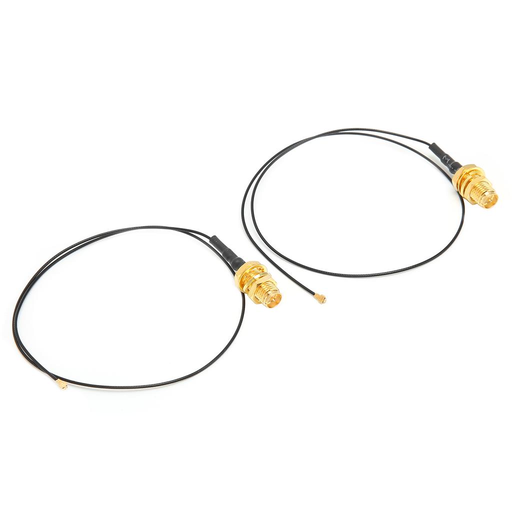 2Pcs Adapter Cable Omnidirectional Wire for M.2 WiFi Bluetooth External Antenna 30cm