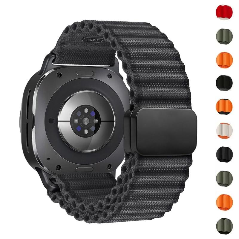 Magnetic Trail loop Band For Samsung Galaxy Watch Ultra 2 Strap Accessories Sport Nylon Bracelet correa Galaxy Watch Ultra 47mm