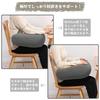 Baibu Home Armrest Knee Perfect for Hair and Watching All Gray Cushion, Armrest, Support, Thick, Soft, Fluffy, U-Shaped, Backrest, Gaming, Salons,