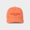 LOOKING4U ON THE MOMENT PAY FOR FUTURE Washed Ball Cap C2 Orange