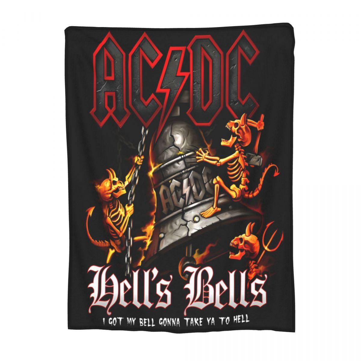 

AC DC Music Band Пледы бархатный текстильный декор портативные супер теплые пледы для постельного белья офисный ковер часть 30x40in