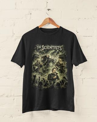 Funny Science Rock Band T Shirt Scientists Parody Metal Concert Unisex Tee Gift