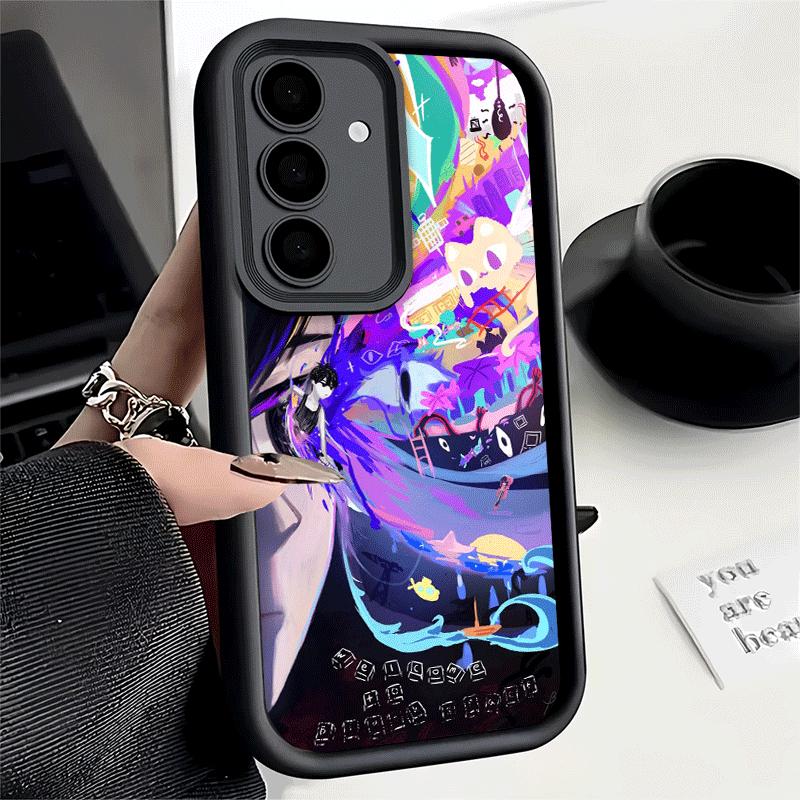 Phone Case for Samsung Galaxy A17 A16 A15 A14 A13 O-Omori Cartoon Game A56 A36 A26 A55 A35 A25 A54 A34 A24 A53 A33 A23 A07 A06