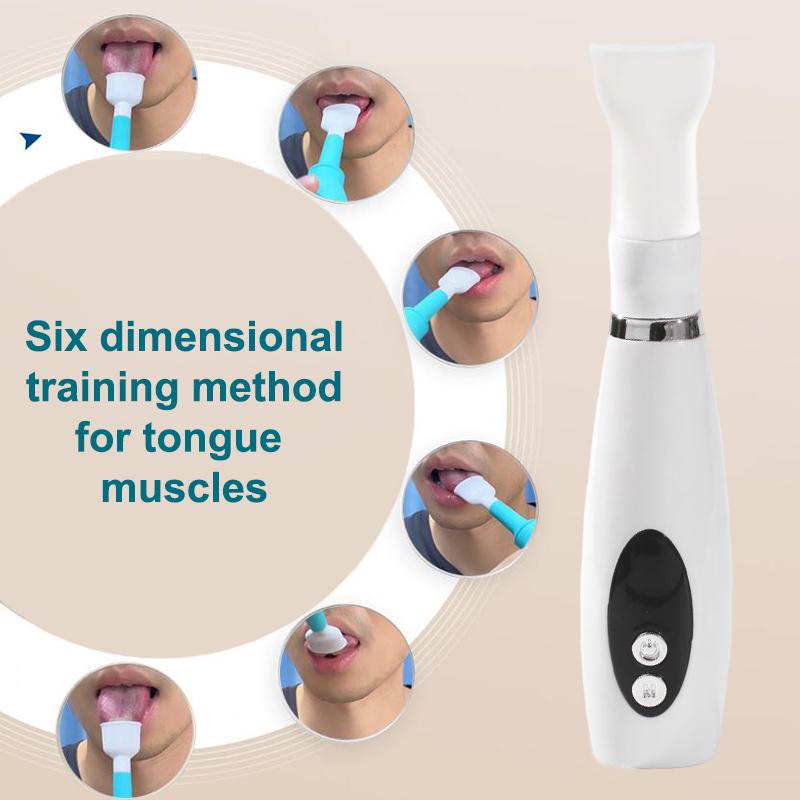 Electric Mouth Trainer Tongue Muscle Training Massager Oral Rehabilitation Trainer For Adult Kids Electric Tongue Massager