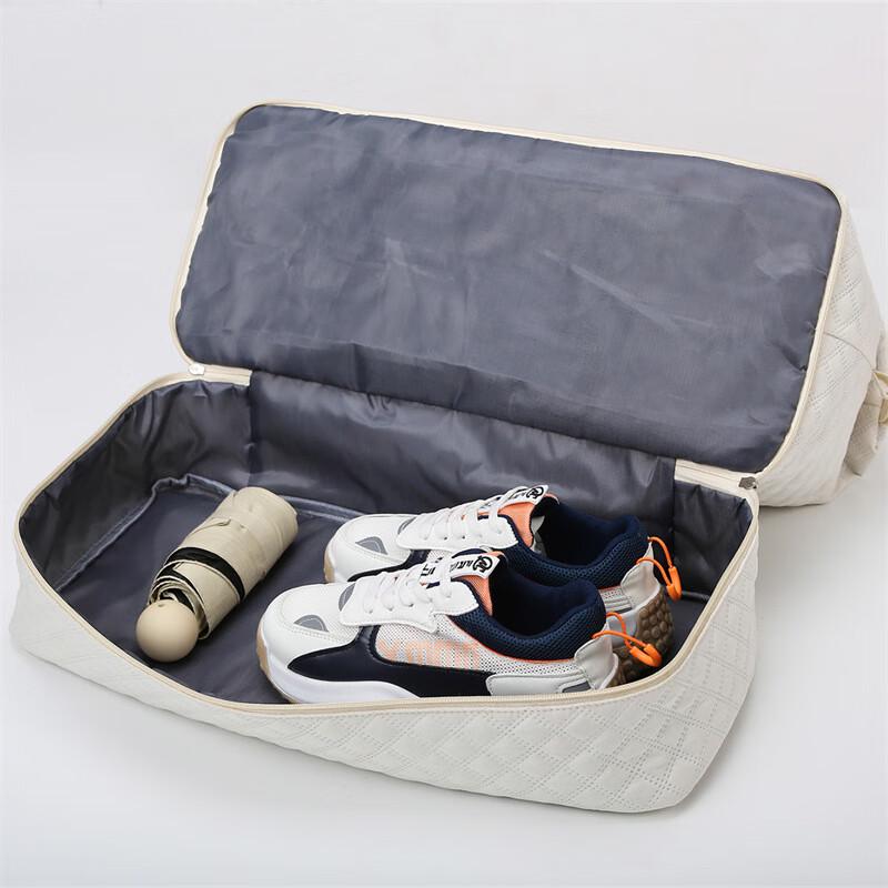 OLOMM Korean Style Quilted Travel Gym Crossbody Bag Set