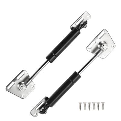 Motoforti Evrensel Kaldırma Destek Amortisörü Gazlı Yay 6"/155mm 4Ib/20N/2kg Karbon Çelik Siyah 2'li Set
