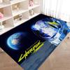 Cyberpunk Edgerunners Anime Hallway Carpet Washable Non-Slip Living Room Sofa Chairs Area Mat Kitchen Doormat Area Rug