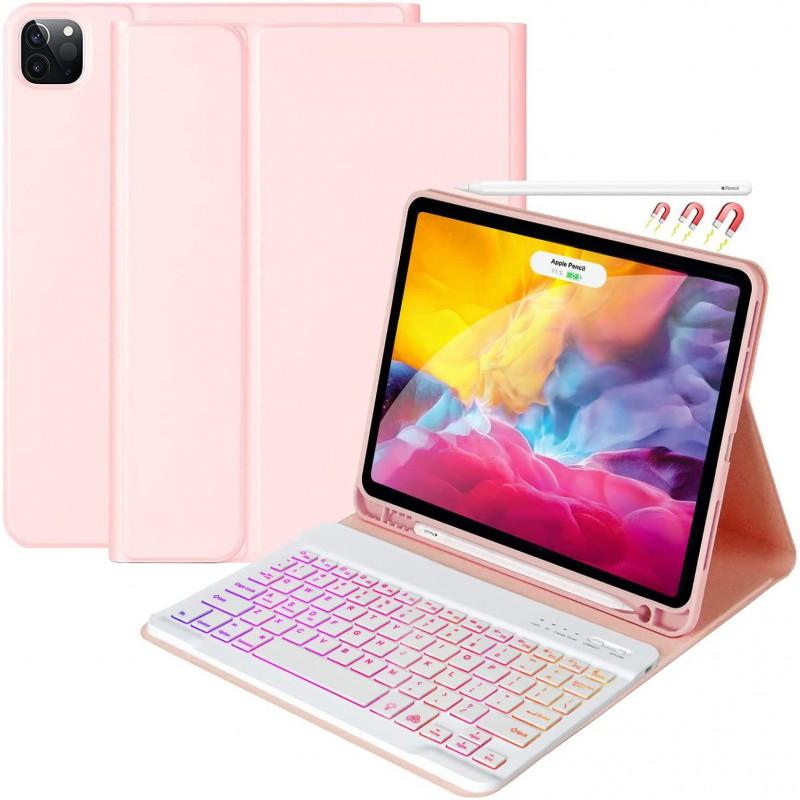 IPad 10.2 11-inch Pro Air Keyboard Case With Pen Slot Magnetic Stand PU Leather Cover Compatible 10th Gen 9th 8th