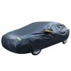 Full Car Cover: Soft Aluminum Film, Dustproof, Sun Protection, Heat Insulation, Black Outside, Silver Inside.