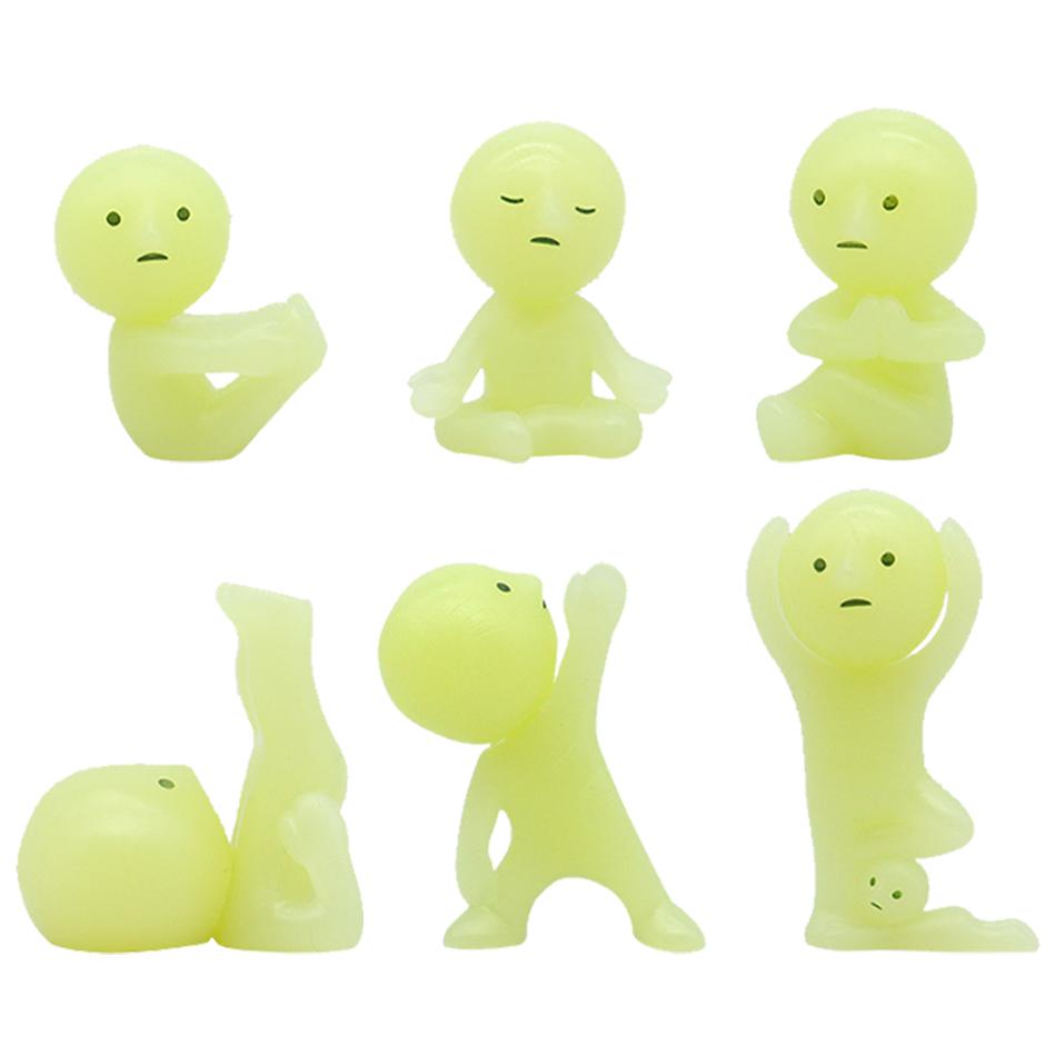 Gift A Multiple Series Noctilucent Green Doll Blind Mystery Box Action Figures Decoration Desktop Model Toy For Surprise