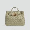 Spring 2023 Retro Braided Metal Rope Tote - Women's Single Shoulder Handbag