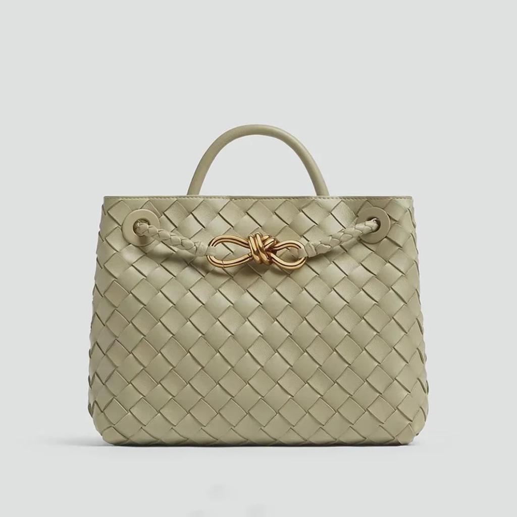 Spring 2023 Retro Braided Metal Rope Tote - Women's Single Shoulder Handbag