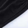 EES-12 Men Black Mesh Basketball Shorts W EE Letter Street Summer Beach Trunks