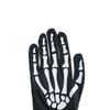 Prom Cosplay Accessories Women Men Gloves Halloween Party White Skeleton Gloves Ghost Bone Mittens