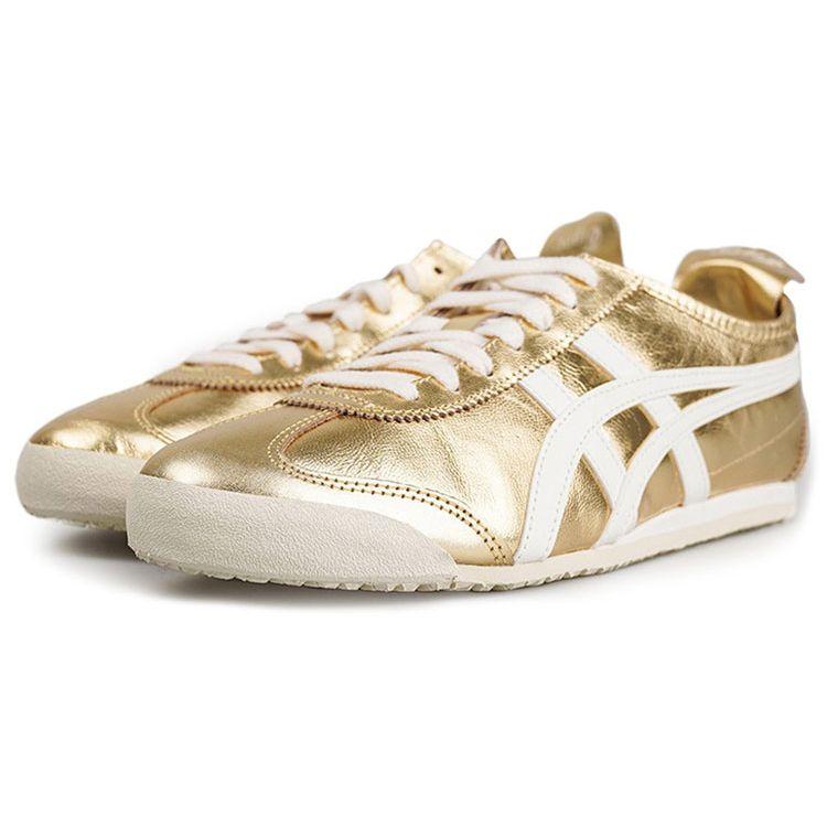 ONITSUKA TIGER Mexico 66 Gold White Unisex Sneakers THL7C2-9401