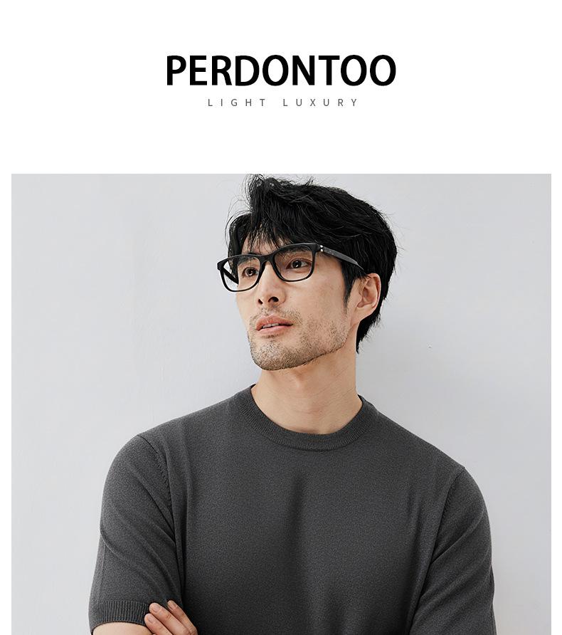Warm Wool & Modal Men's Short Sleeve Sweater - Light Luxury Round Neck Knitwear for Spring and Autumn Commute