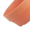 6Pcs Imitation Clay Flowerpot Round Plastic Basin with Drainage Hole Succulent Planter Indoor Outdoor Balcony Desk Garden