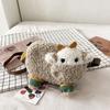 Lovely Cartoon Cow Shape Plush Messenger Bag Kid Designer Bag Cattle Crossbody Bags Small Handbags Coin Bag Purse Women'S Bag