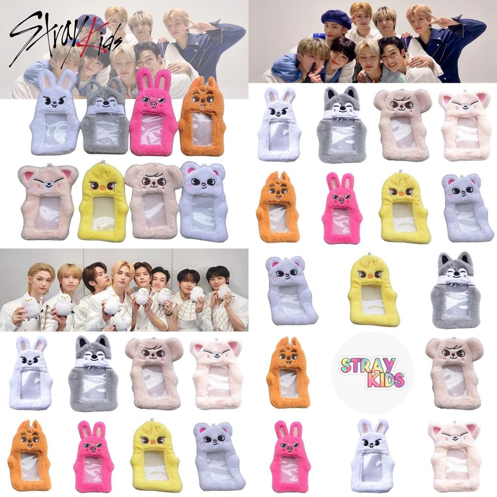 Skz White Rabbit Rabbit Fur Card Holder For Felix Bang Chan And Public Transportation Cards