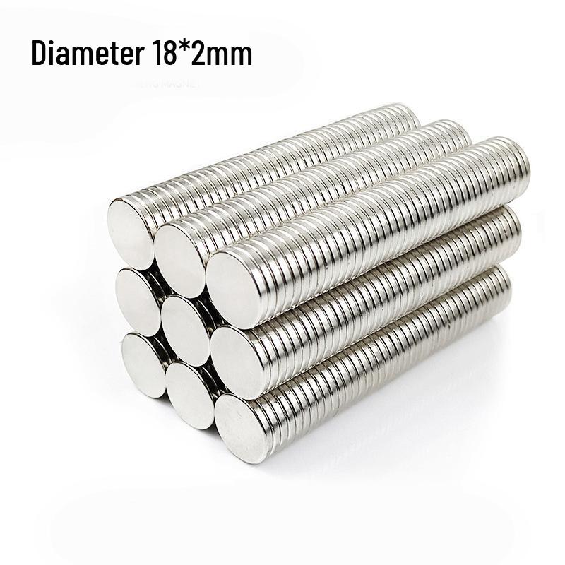 Neodymium Iron Boron Double-Sided Strong Suction Magnets for Fridges, Round and Square Shapes.