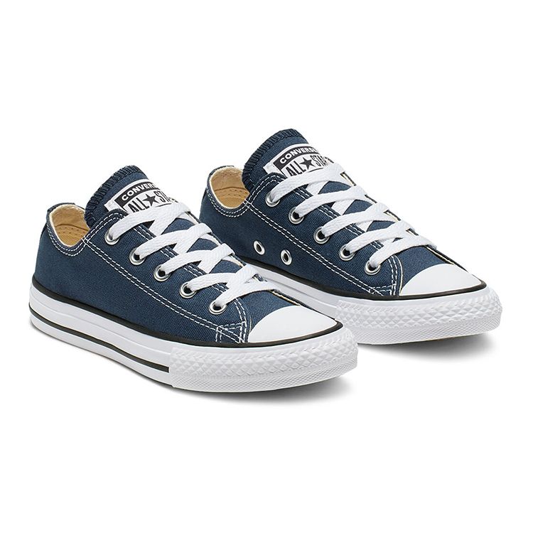 Converse Chuck Taylor All Star Canvas Fashion Comfortable Durable Low Top Walker Shoes Kids Sneaker Blue 3J237C