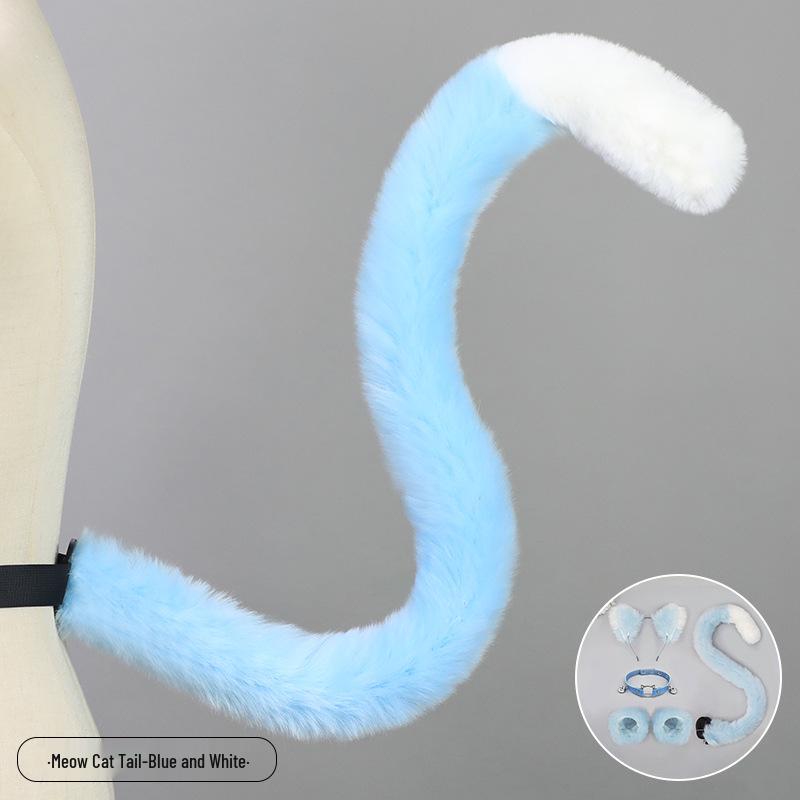 Handmade Plush Cat Girl Maid Fox Beast Ear Headband Hair Accessory