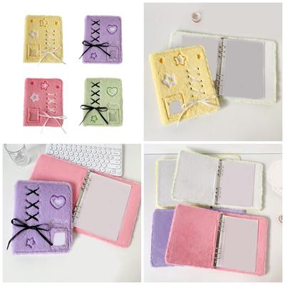 Plush Kpop Photocard Binder Cover for Organizing Trading Card Binder Card Collector Album Kpop Photocard Holder Book