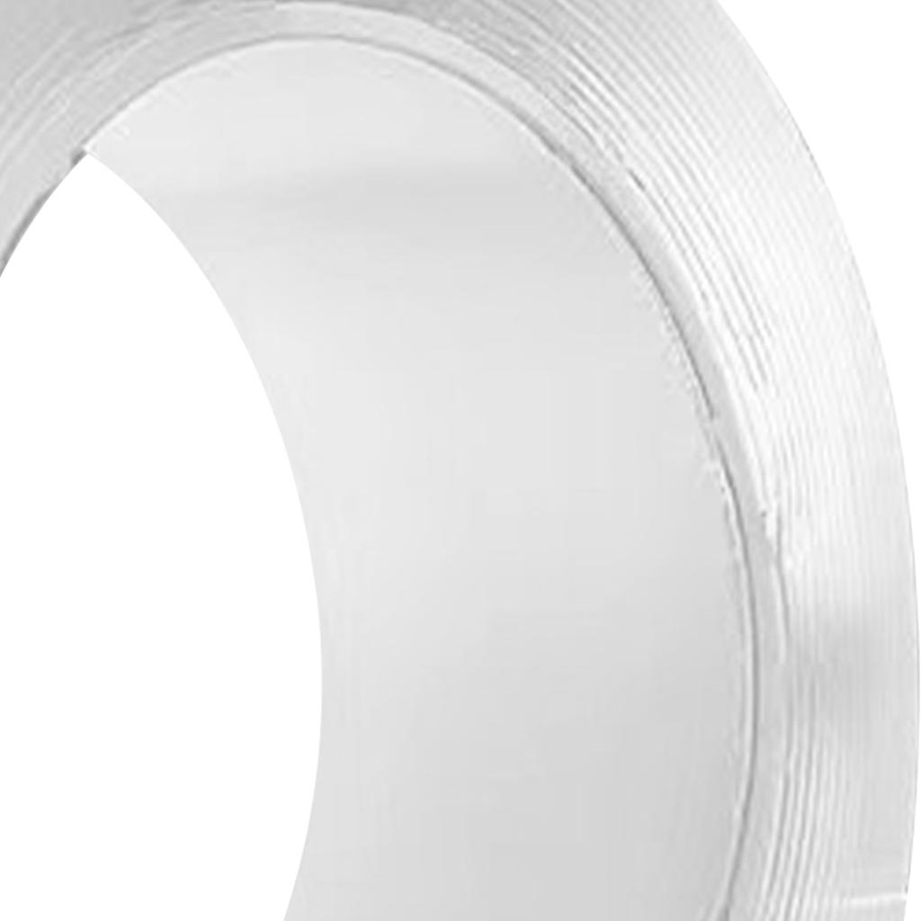 1 Roll Double Sided Mounting Tape Prevent Slip Strong Fixation Washable Transparent Adhesive Tape