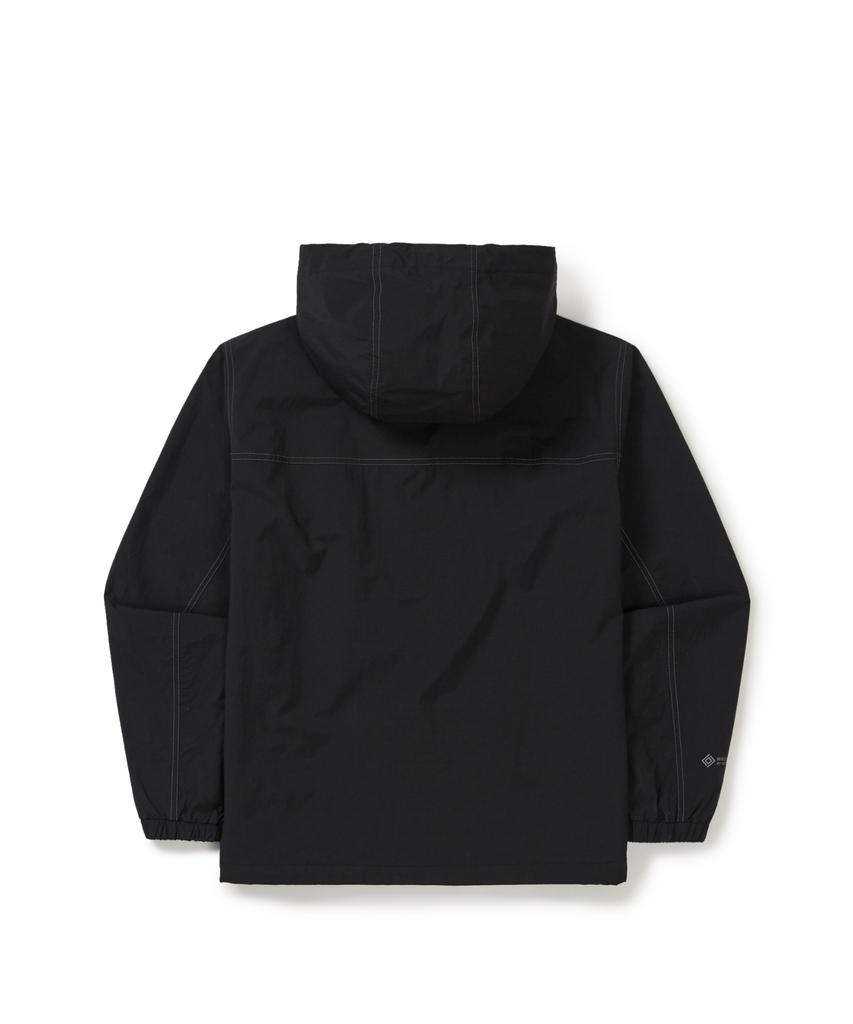 Snowpeak Apparel Lightweight Taslan Windstopper Hooded Windbreaker (S26Smpjk02) Black