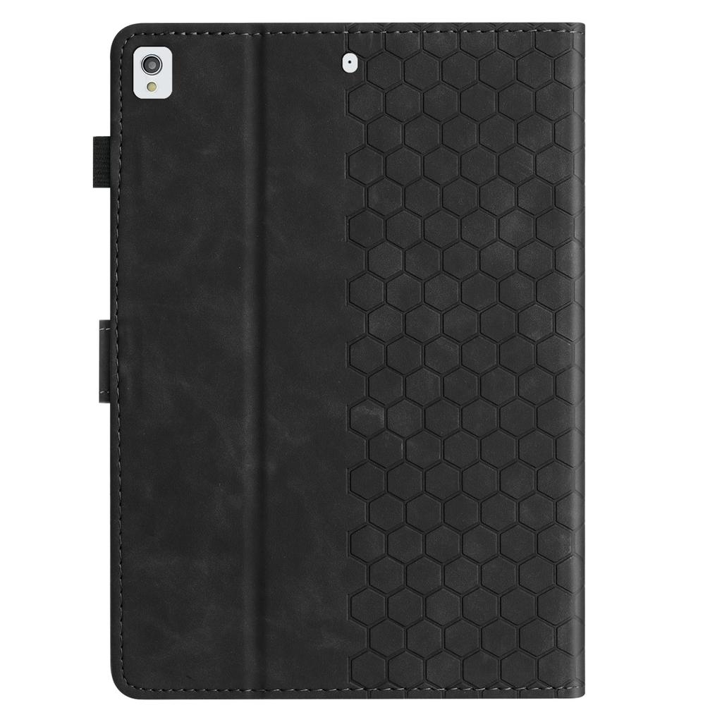 For Samsung Galaxy Tab A7 Lite 8.7-inch T220/T225 Case Honeycomb Printed Leather Tablet Cover with Card Slot