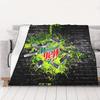 1PC home Cutecore mMountain Dew Brick Break Green Splash  mMountain Dew Blanket Super Cosy Plush Home Living Room Sofa halloween