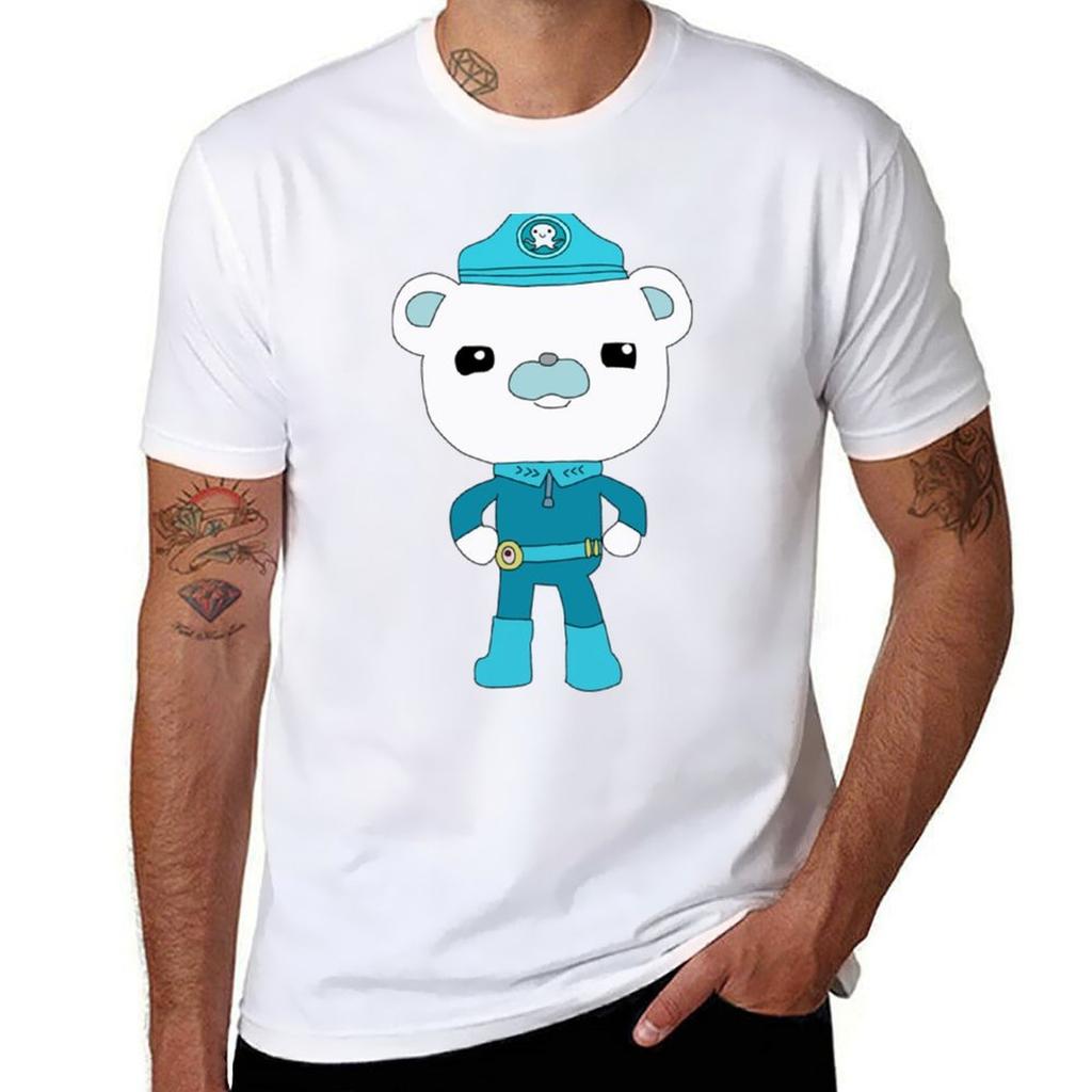 Captain Barnacles 0ctonauts Tshirt Fashion Pattern Printed Tee Shirt