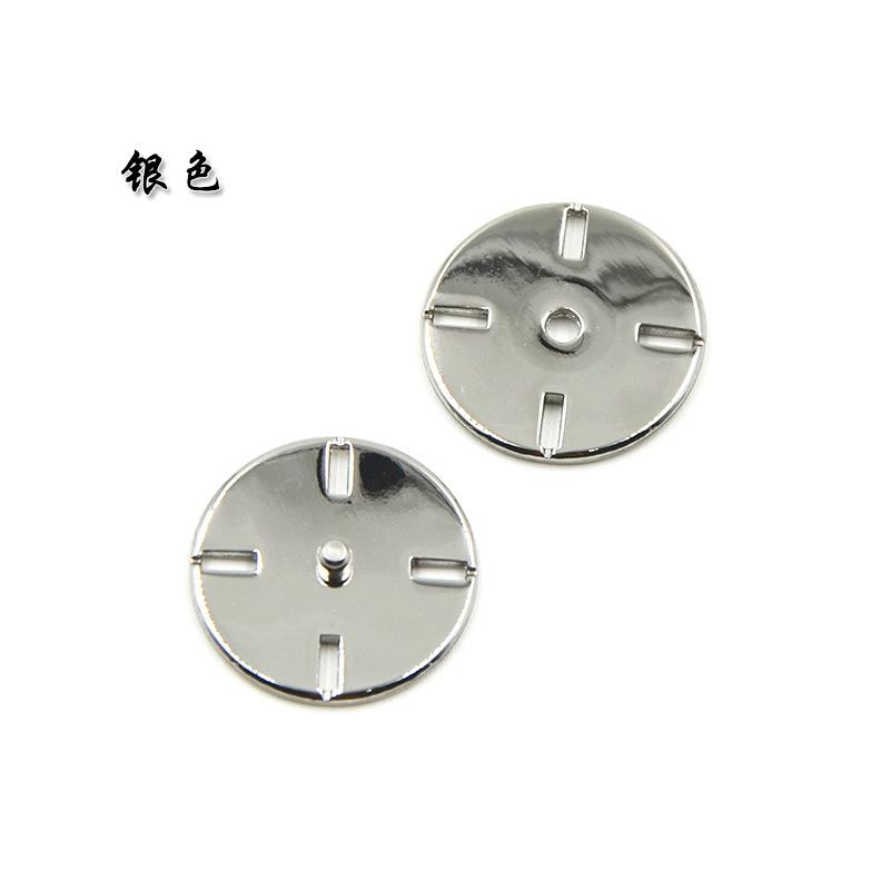 Three Love Flat Metal Button Snap Button Wool Coat Down Jacket Invisible Concealed Button Button