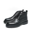Fashionable Trendy Leather Men's Boots Luxury Brand High Top Men Chelsea Boots High-quality Non Slip Sole Business Leather Boots