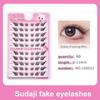 Segmented Individual Eyelashes Large Capacity Eyelashes Extensions L Curl False Eyelashes  Cosplay