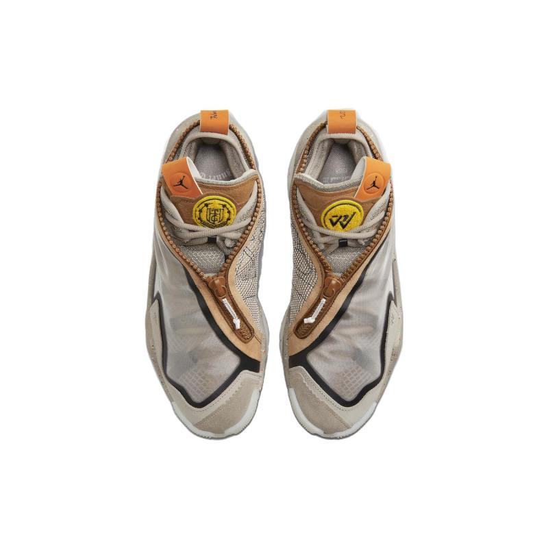 Jordan Warum nicht .6 Basketballschuhe Herren Low Top Braun/Grau Jordan DX1693-001