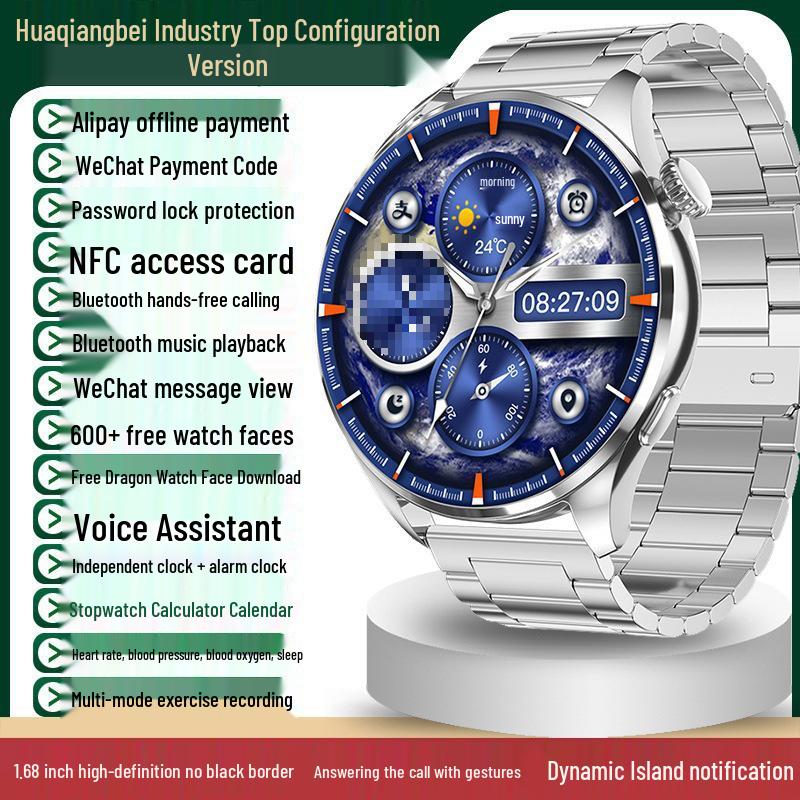 GT5Pro Smartwatch: Multifunctional Men's & Women's NFC Edition with Call Answering