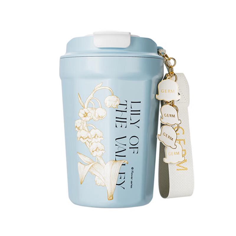 Germ Lily of the Valley 316 Stainless Steel Insulated Coffee Tumbler 390ML