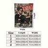 Scarface Wall Tapestry Aesthetic Wall Hanging Printed Fabric Blanket Decorative Tapestries For Bedroom Living Room Home Decor