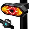 Luce Posteriore per Bici con Indicatori di Direzione Ricaricabile USB 5 Modalità LED Luce di Sicurezza Posteriore per Bici Accessori Luce Posteriore di Sicurezza per Ciclismo su Strada e Montagna