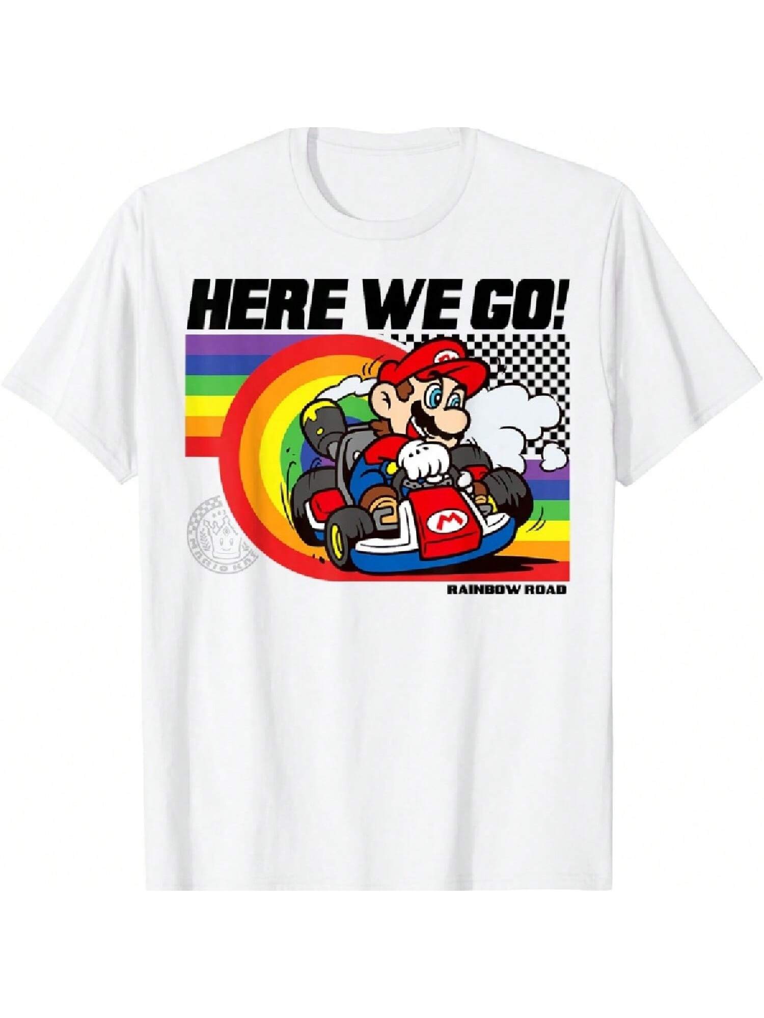 Kart Pride Rainbow Road Here We Go  Icon T-Shirt S разноцветный