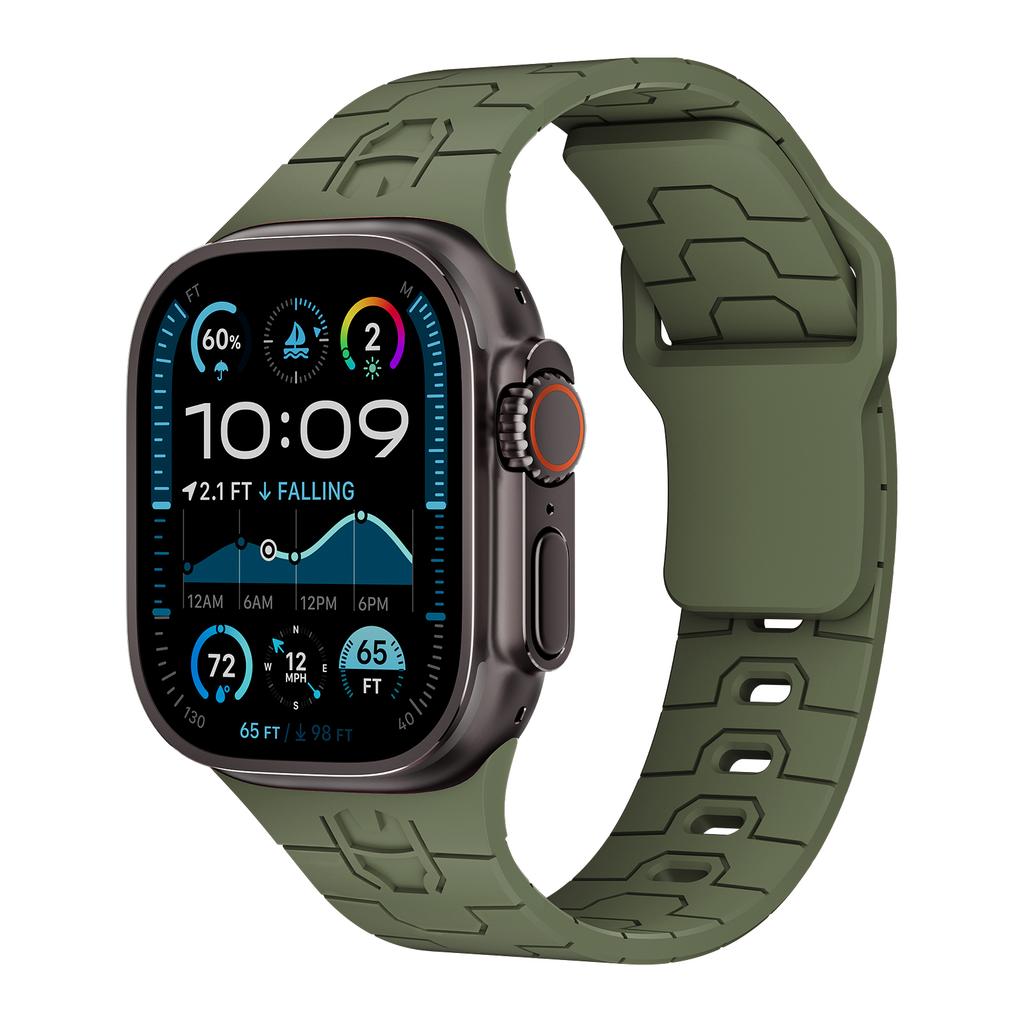 Silicone Strap for Apple watch 10 band 46mm 45mm 44mm 49mm 42mm 41mm 40mm Sport bracelet correas iWatch series 9 8 7 SE ultra 2