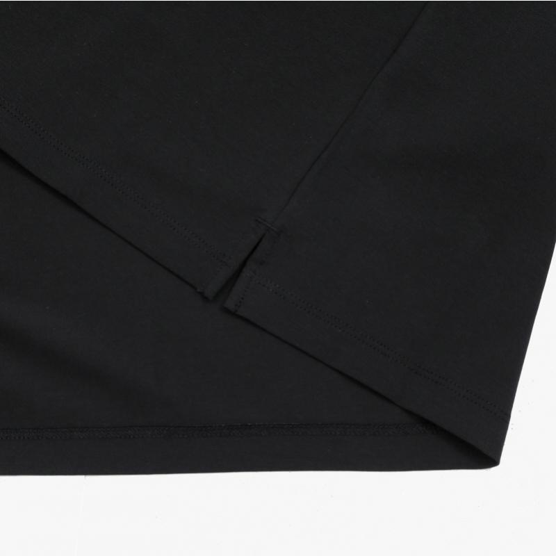 Acne STudios Face Logo PaTch Long Sleeve T shirT Cl0311 Black