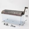 Portable Hand-Crank Silent Paper Shredder for A4/A6 Confidential Documents - Desktop Manual Mini Shredder